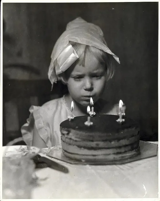 Framed Print : Girl Blowing Birthday Candles Framed Print : Girl Blowing Birthday Candles