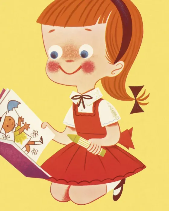 Framed Print : Girl and a Coloring Book Framed Print : Girl and a Coloring Book