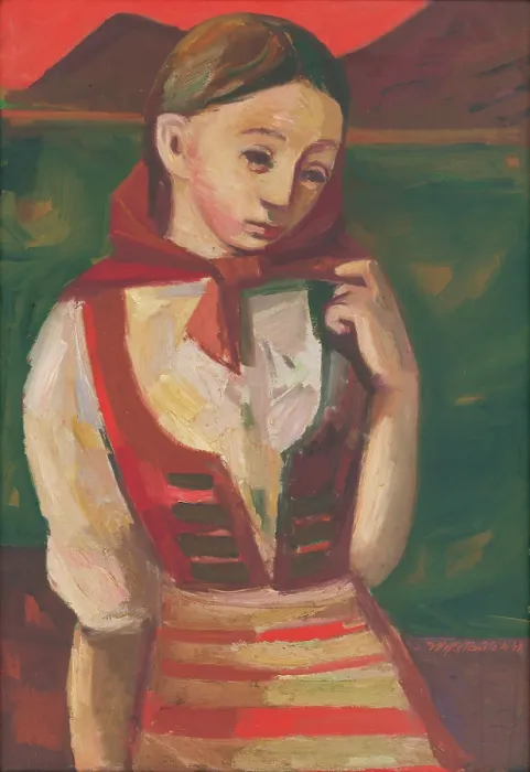 Framed Print : Girl From Detva Framed Print : Girl From Detva