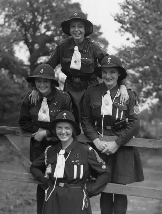 Framed Print : Girl Guides Framed Print : Girl Guides