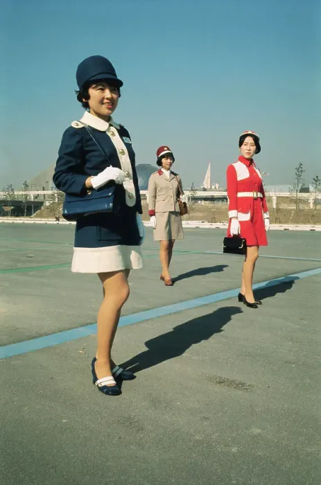 Framed Print : Girl Guides Working at EXPO 70 Framed Print : Girl Guides Working at EXPO 70