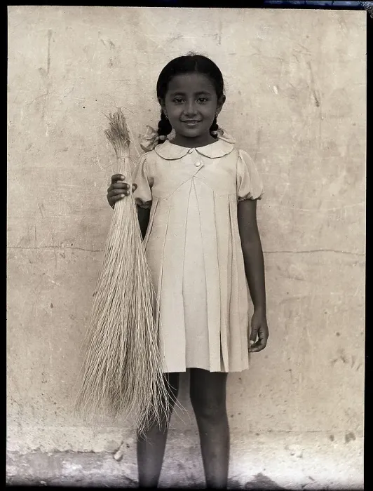 Framed Print : Girl Holding Straw Framed Print : Girl Holding Straw