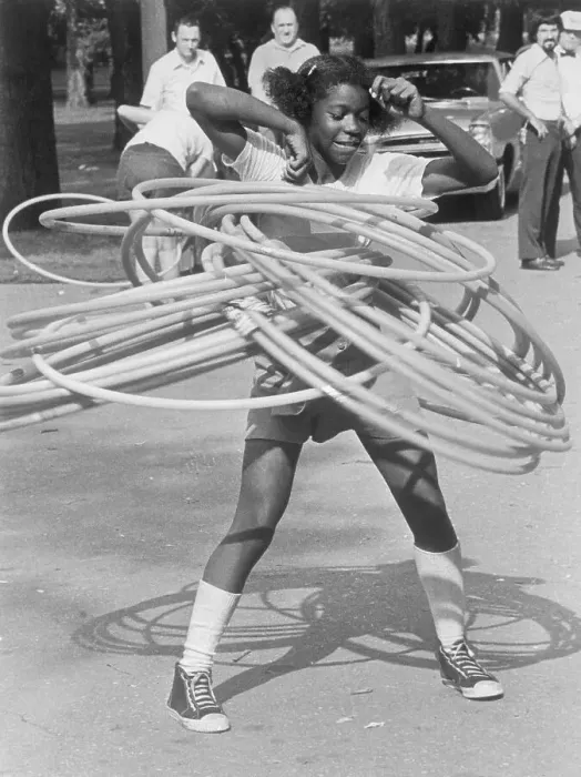 Framed Print : Girl Hula Hooping in Contest Framed Print : Girl Hula Hooping in Contest