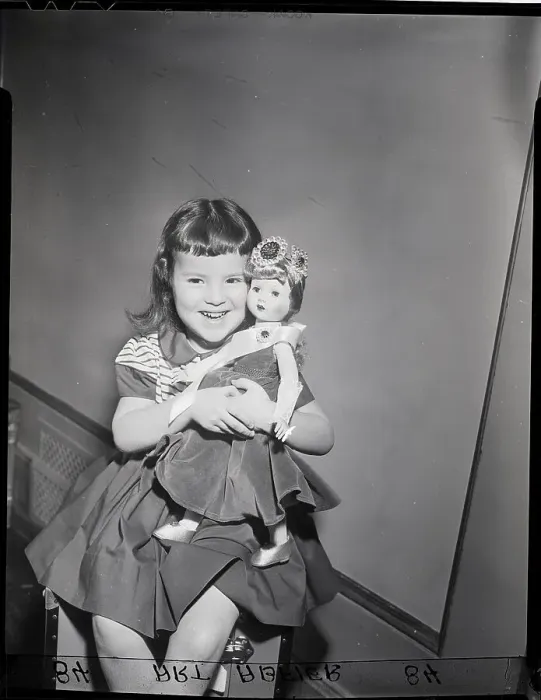 Framed Print : Girl Playing With Doll Framed Print : Girl Playing With Doll