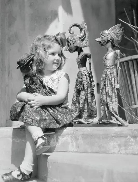 Framed Print : Girl Posing with Dolls Framed Print : Girl Posing with Dolls