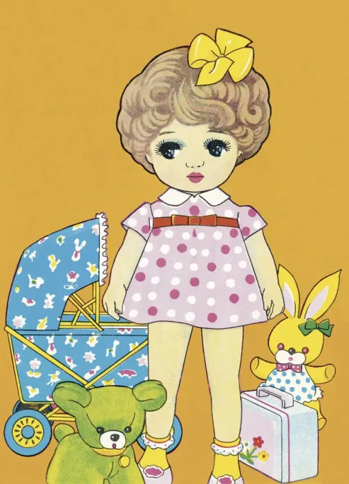Framed Print : Girl With Toys Framed Print : Girl With Toys