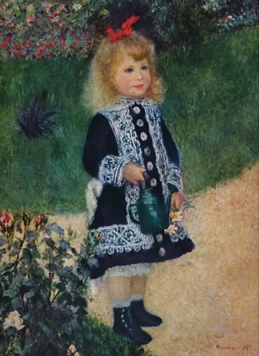 Framed Print : A Girl With A Watering Gun Framed Print : A Girl With A Watering Gun
