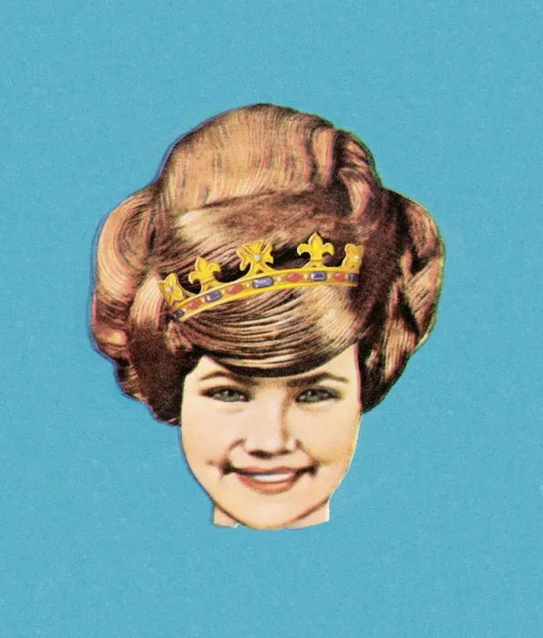 Framed Print : Girl Wearing Crown Framed Print : Girl Wearing Crown