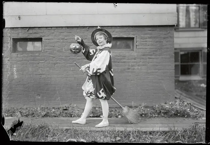 Framed Print : Girl Wearing Halloween Costume Framed Print : Girl Wearing Halloween Costume