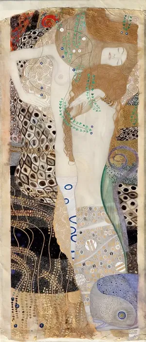 Framed Print : Girlfriends (Water Snakes I) Framed Print : Girlfriends (Water Snakes I)