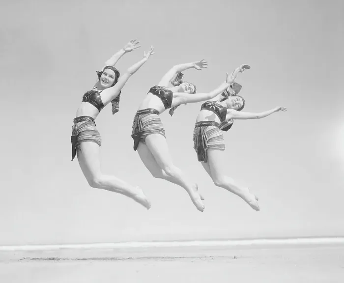 Framed Print : Three Girls Dancing Framed Print : Three Girls Dancing