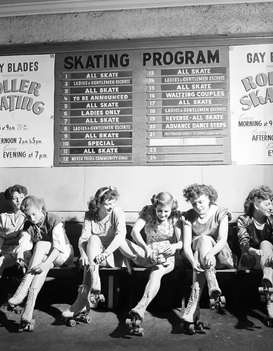 Framed Print : Girls With Lace Up Skates Framed Print : Girls With Lace Up Skates