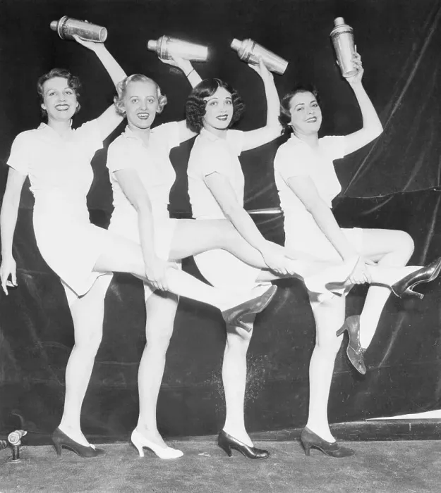 Framed Print : Girls Performing Exercises for Preparing Cocktails Framed Print : Girls Performing Exercises for Preparing Cocktails