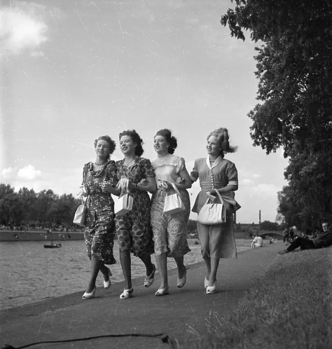 Framed Print : Girls On The Town Framed Print : Girls On The Town