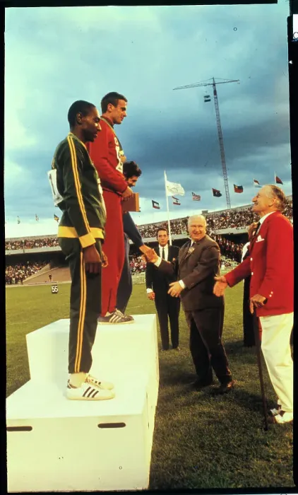 Framed Print : Giuseppe Gentile Being Congratulated
