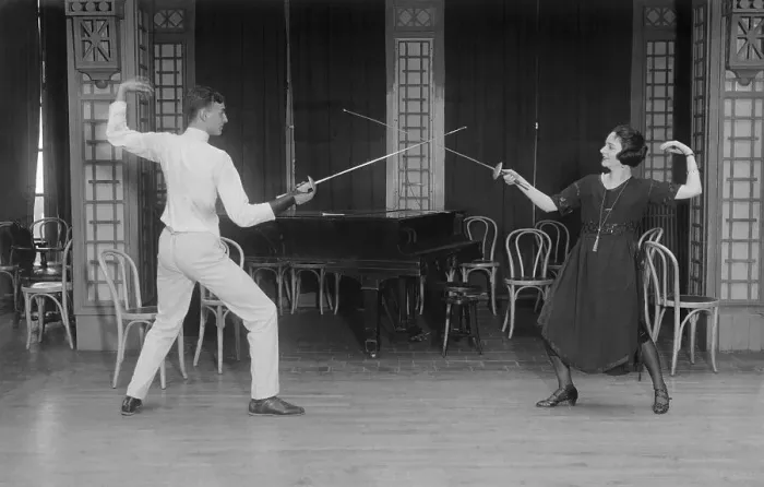 Framed Print : Giving Fencing Instructions