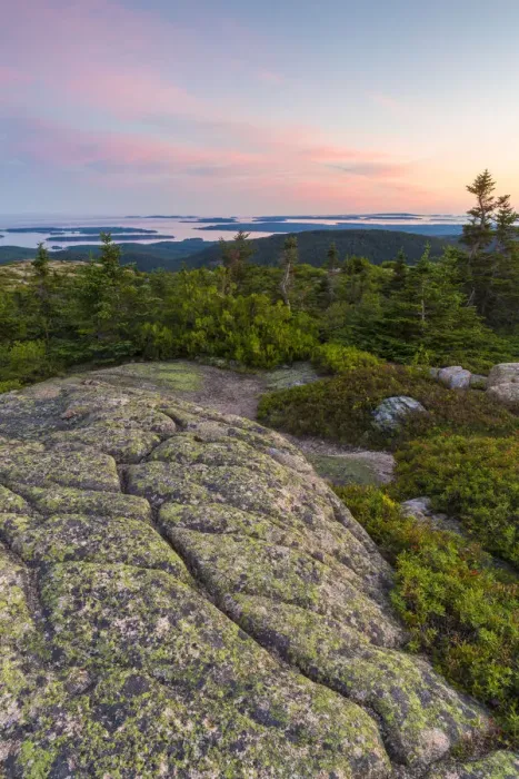 Framed Print : Glacial striations in granite on summit of Cadillac Mountain, Acadia National Park, Maine, USA Framed Print : Glacial striations in granite on summit of Cadillac Mountain, Acadia National Park, Maine, USA