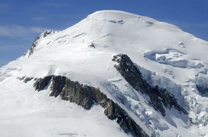 Framed Print : Glaciated peak of Mt. Mont Blanc in Chamonix, Savoie Alps, France, Europe Framed Print : Glaciated peak of Mt. Mont Blanc in Chamonix, Savoie Alps, France, Europe