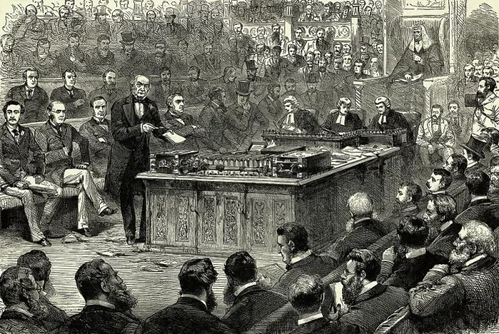 Framed Print : Gladstone's First Home Rule Bill Framed Print : Gladstone's First Home Rule Bill