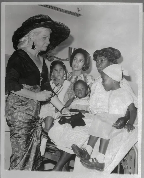 Framed Print : Gladys Towles Root with Evelyn Williams and Lucille Rosary