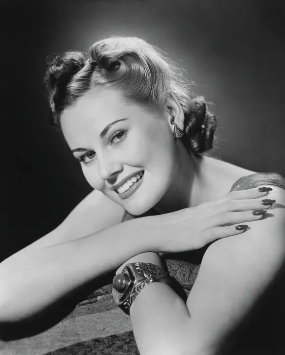 Framed Print : Glamorous woman posing in studio, (B&W), portrait, close-up