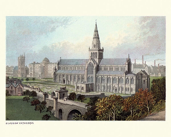 Glasgow Cathedral, Scotland, 19th Century