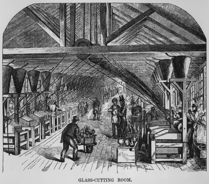 Framed Print : Glass Cutting Room Framed Print : Glass Cutting Room