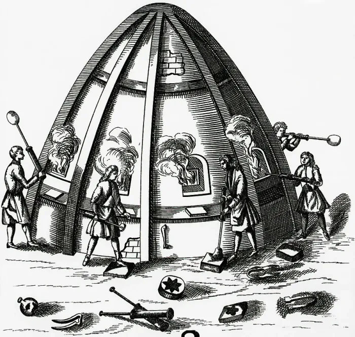 Framed Print : Glass Furnace Of 1503 Framed Print : Glass Furnace Of 1503