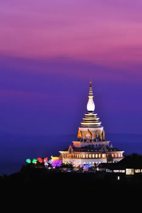 Framed Print : Glass Pagoda of Wat Thaton Framed Print : Glass Pagoda of Wat Thaton