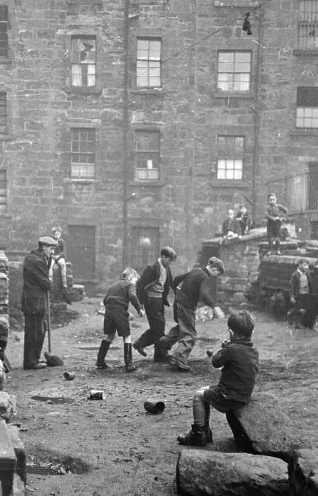 Framed Print : Glaswegian Slum