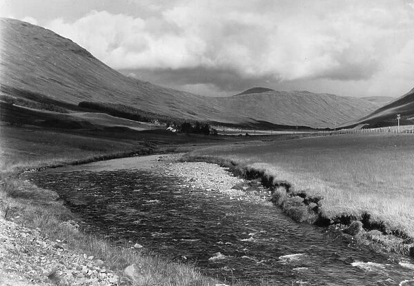 Glen Aray. Scottish valley of Glen Aray in Argyllshire
