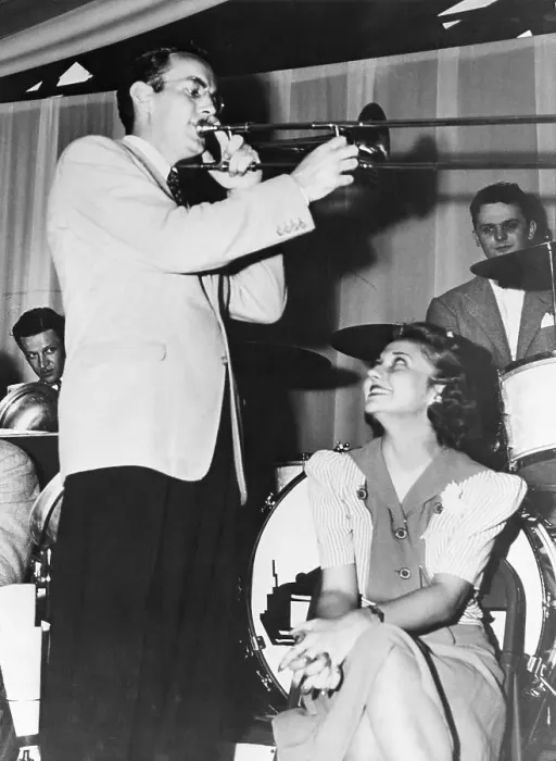 Framed Print : Glen Miller Serenades Frieda Myers