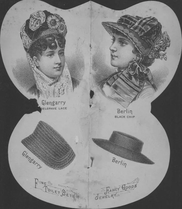 Framed Print : Glengarry And Berlin Womens Hats Framed Print : Glengarry And Berlin Womens Hats