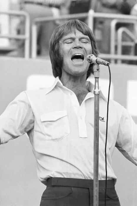 Framed Print : Glenn Campbell Sings National Anthem Framed Print : Glenn Campbell Sings National Anthem