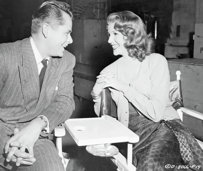 Framed Print : Glenn Ford and Rita Hayworth Between Takes Framed Print : Glenn Ford and Rita Hayworth Between Takes