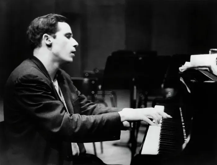Framed Print : Glenn Gould Playing Piano Framed Print : Glenn Gould Playing Piano