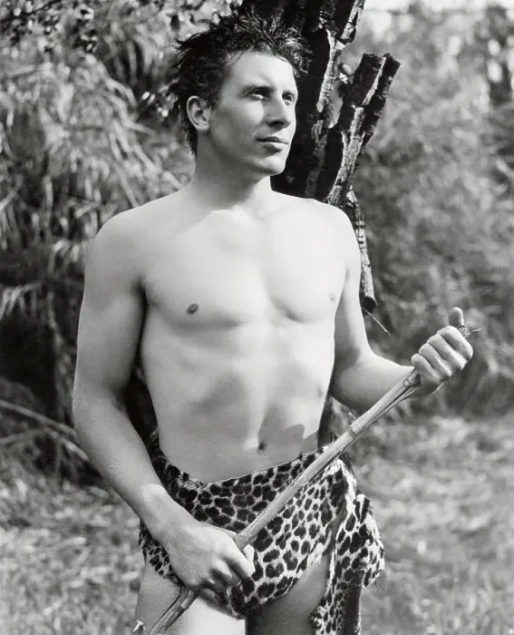 Framed Print : Glenn Morris Wearing Loincloth Framed Print : Glenn Morris Wearing Loincloth