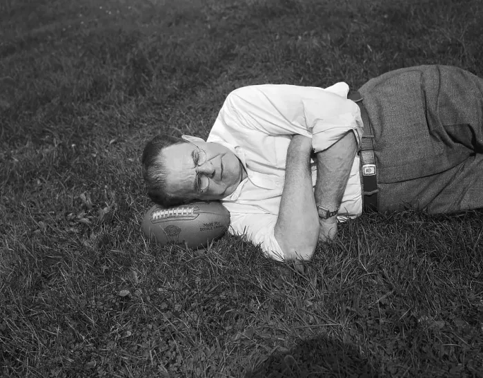 Framed Print : Glenn Pop Warner Napping Framed Print : Glenn Pop Warner Napping