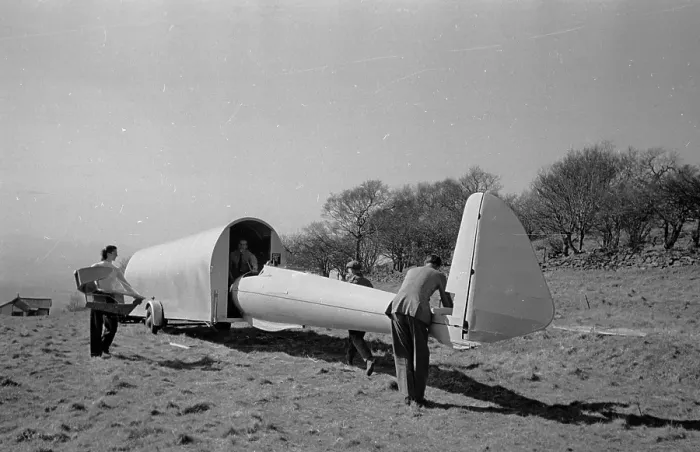 Framed Print : Glider Preparation Framed Print : Glider Preparation