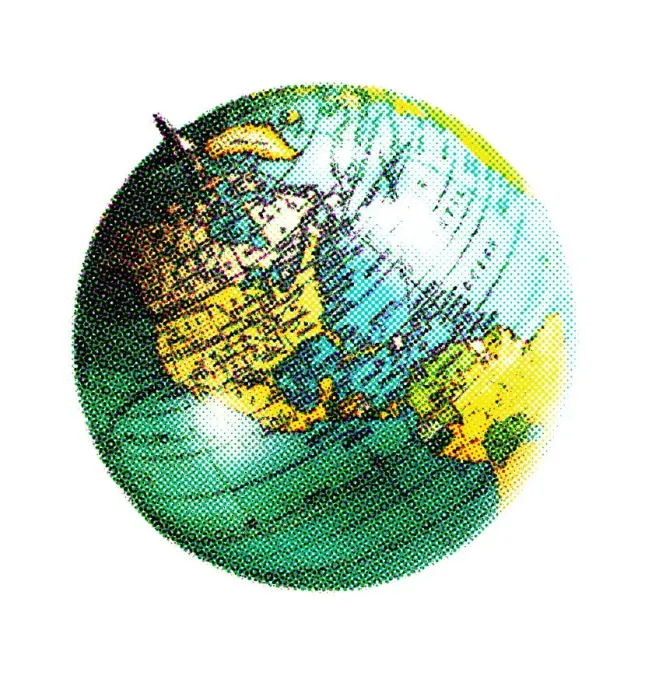 Framed Print : Globe