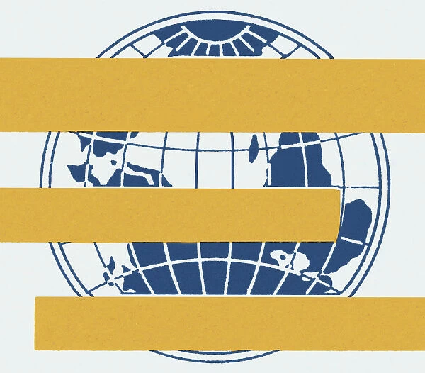 Globe with Stripes
