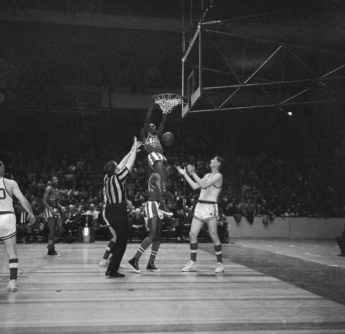 Framed Print : Globetrotters-Baltimore Basketball Game Framed Print : Globetrotters-Baltimore Basketball Game