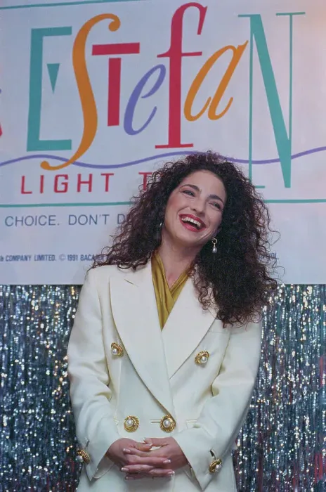 Framed Print : Gloria Estefan During Press Conference Framed Print : Gloria Estefan During Press Conference