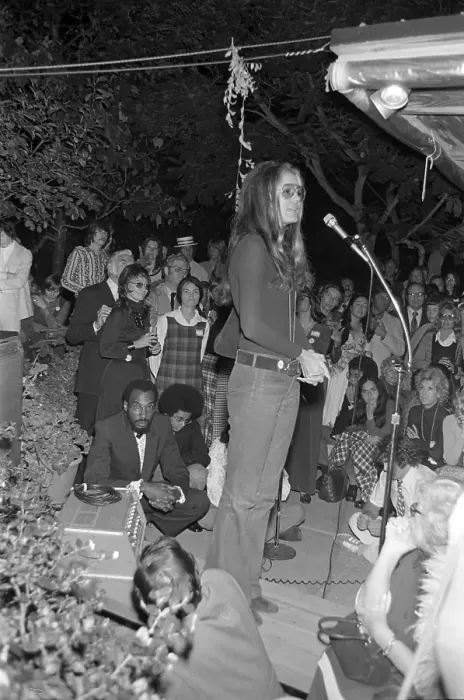 Framed Print : Gloria Steinem Attends Rally Framed Print : Gloria Steinem Attends Rally