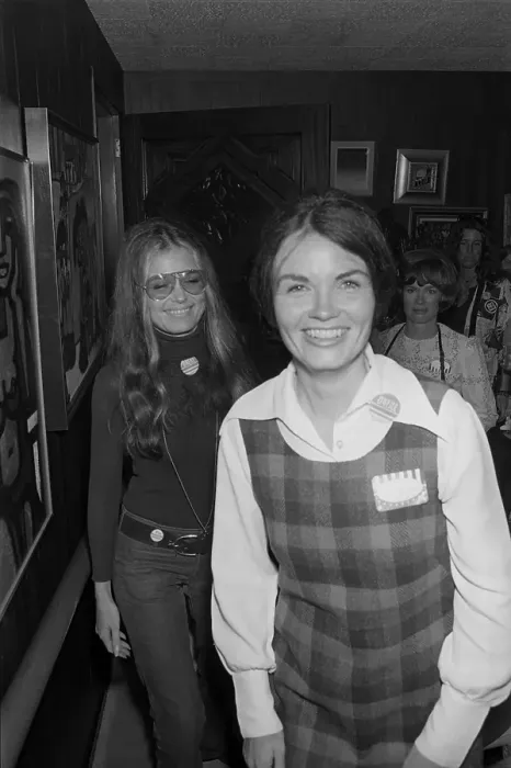 Framed Print : Gloria Steinem Attends Rally Framed Print : Gloria Steinem Attends Rally