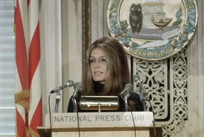 Framed Print : Gloria Steinem Speaking at National Press Club Framed Print : Gloria Steinem Speaking at National Press Club