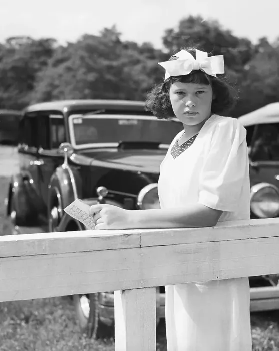 Framed Print : Gloria Vanderbilt Attending Horse Race Framed Print : Gloria Vanderbilt Attending Horse Race