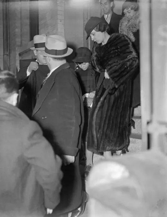 Framed Print : Gloria Vanderbilt Exiting From a Church Framed Print : Gloria Vanderbilt Exiting From a Church