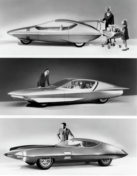 Framed Print : GM Concept Cars