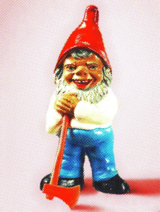 Framed Print : Gnome With Axe